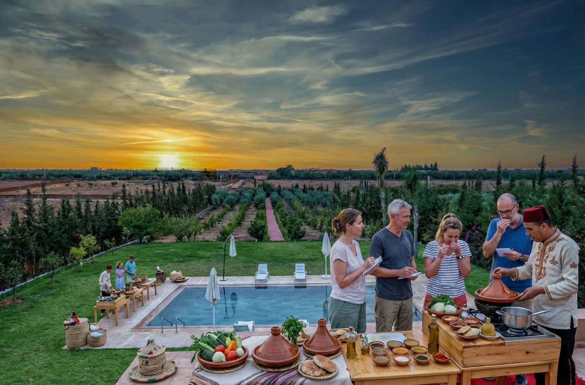 Cours de cuisine marocaine à Dar Hamama